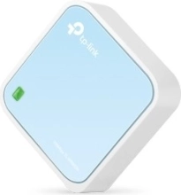 Kompakter kabelloser TP-Link Router für Reisen
