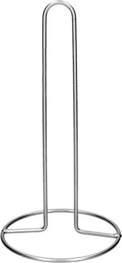 Silver paper towel holder