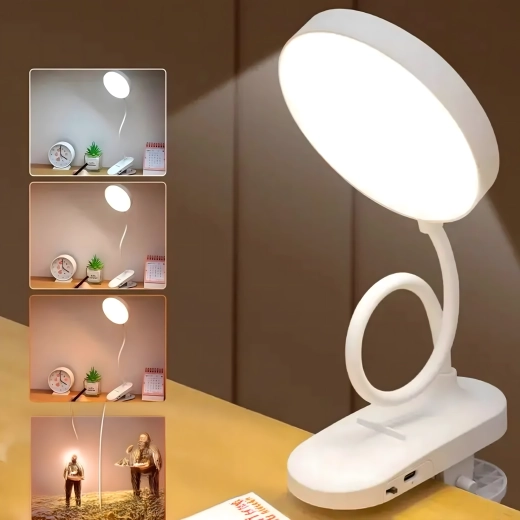 3 brightness levels and USB charging