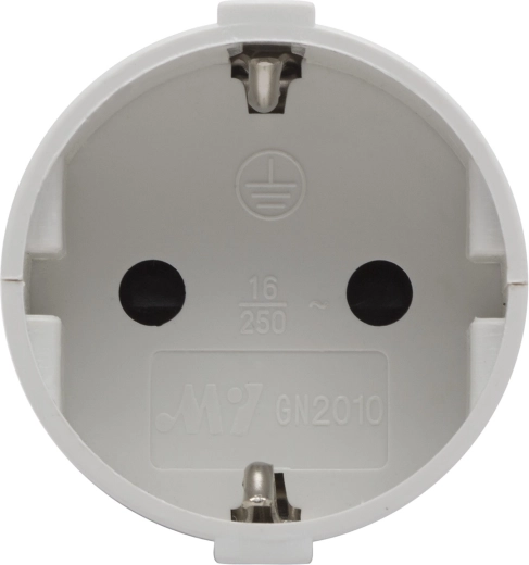 Schuko-doos met randaardecontact