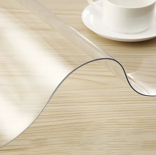 Transparant “glazen” effect zonder het decor te bedekken