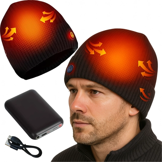 Bis zu 8 Stunden Wärme mit 5000-mAh-Powerbank