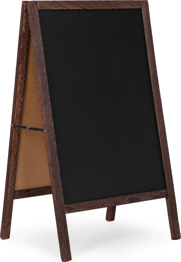 Double-sided chalk surface for maximum visibility