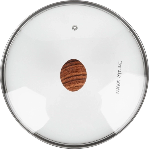 Stoomontsnappingsopening en roestvrijstalen rand