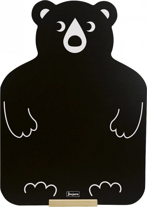 Jeujura wooden wall-mounted chalkboard bear 57 × 80 cm