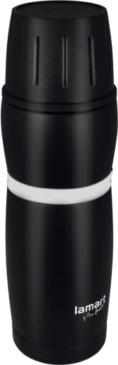 Lamart Cup Stainless Steel Vacuum Flask 480 ml, Black
