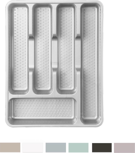 Plastic Color Cutlery Tray for Drawer 34 × 27.5 × 4.5 cm