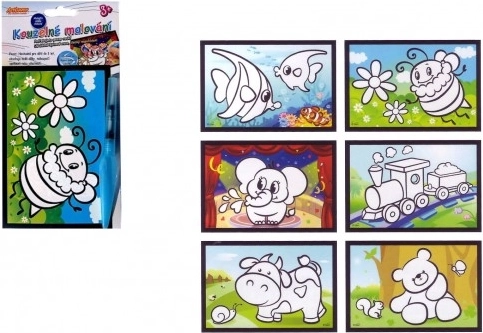 Magisch schilderen met water – set met afbeelding en penseel