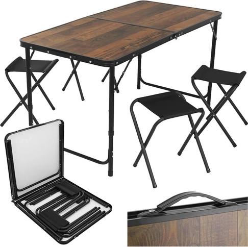 Lightweight yet stable set for 4 people