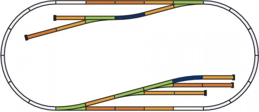Piko Ensemble de Voies D Butée