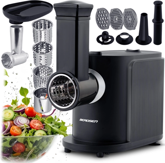 Berdsen BD-600 electric meat grinder and vegetable grater