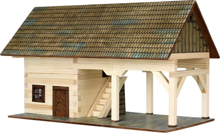 Walachia houten lijmbouwset Schuur