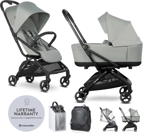 Easywalker Rockey S combi kinderwagen Fresh green