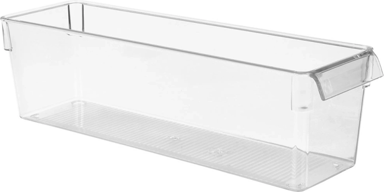 Narrow, elongated shape saves space