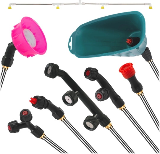 8 interchangeable nozzles for every task