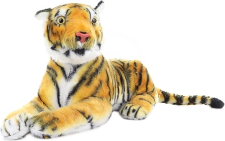 Brown plush tiger 54 cm