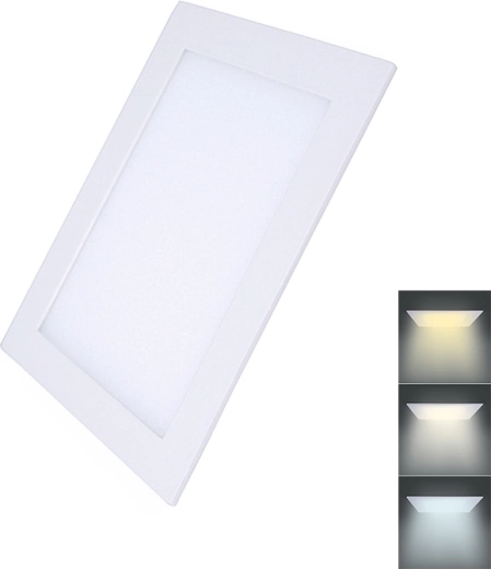 Solight vierkant LED-minipaneel voor verlaagd plafond CCT 18 W