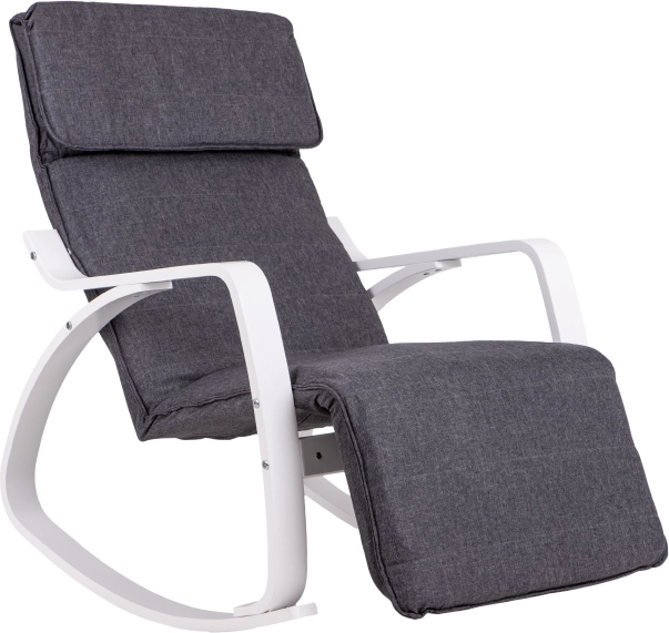 Fauteuil à bascule avec repose-pieds réglable de ModernHome