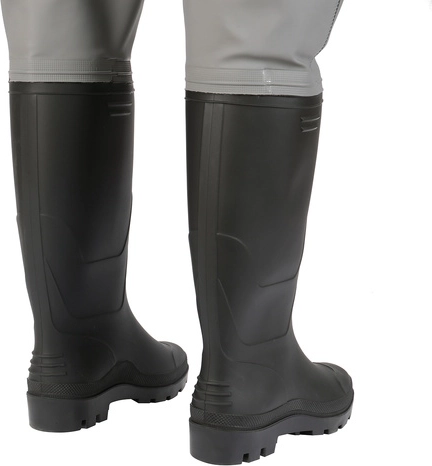 Integrierte Gummistiefel mit rutschfestem Profil