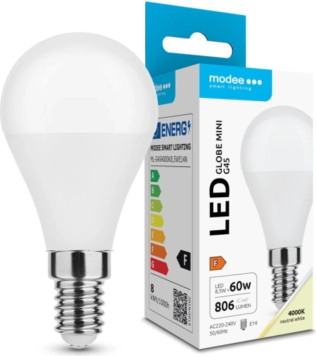 Modee LED-Lampe Globe Mini G45 8,5 W E14 806 lm neutralweiß