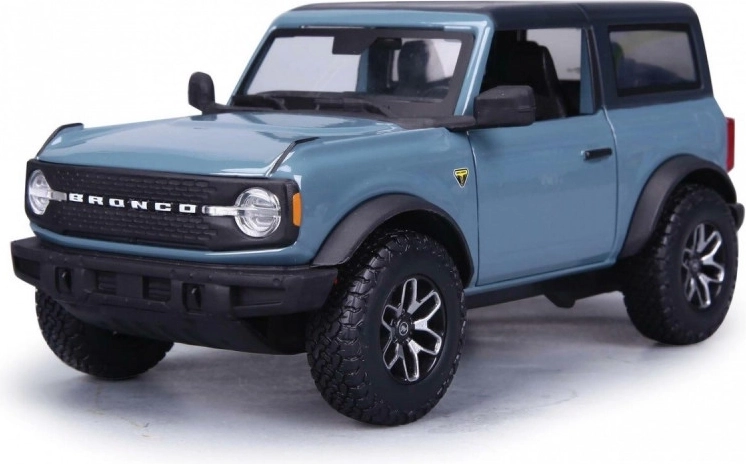 Composiet model Ford 2021 Bronco Badlands blauw 1:24