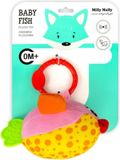 Hängendes Plüsch-Fischchen Baby fish rosa – 1 Stück