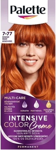 Palette intensieve crèmekleur haarverf 7-77 intens koper 50 ml