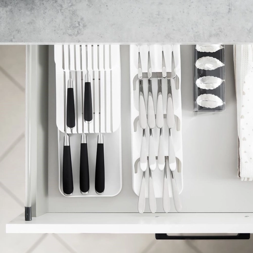 Platzsparendes Design für schmale Schubladen