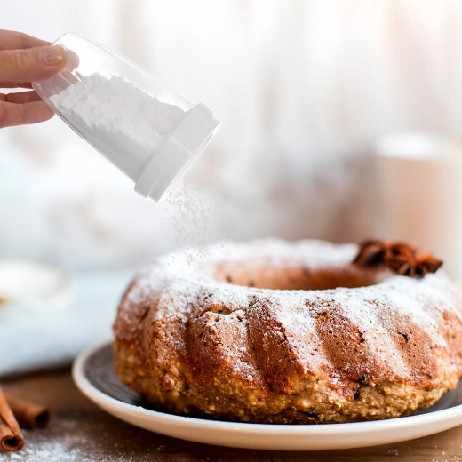 Easy decorating directly over desserts