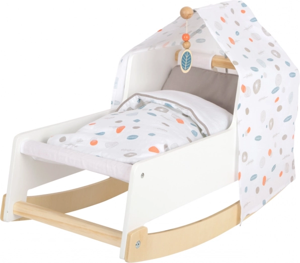 Berceau pour poupées SMALL FOOT Little Button avec baldaquin