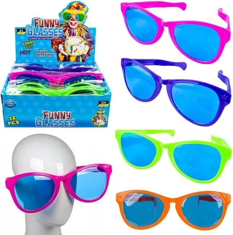 Lunettes de soleil géantes – 4 couleurs