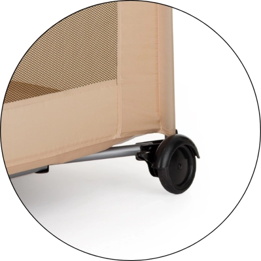 Einfaches Verschieben dank Rollen