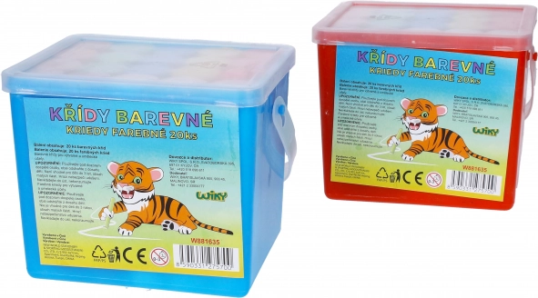 Colored sidewalk chalk – 20 pcs