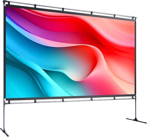 Tragbare JMGO Projektionsleinwand 100" mit Aufbewahrungstasche