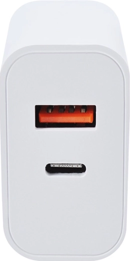 Zwei Ports: USB-A + USB-C