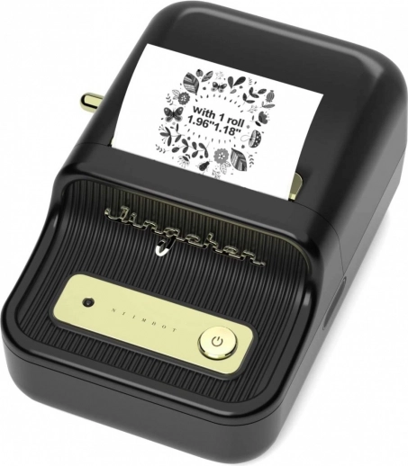 NIIMBOT B21S Portable Thermal Label Printer Black