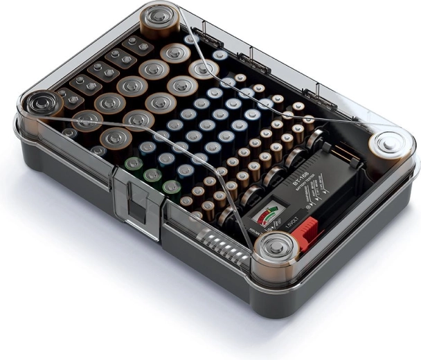 Overzichtelijke opslag van alle batterijtypen