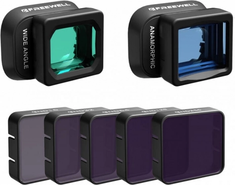 Wide-Angle, Anamorphic and ND Filter Set for DJI Mini 4 Pro
