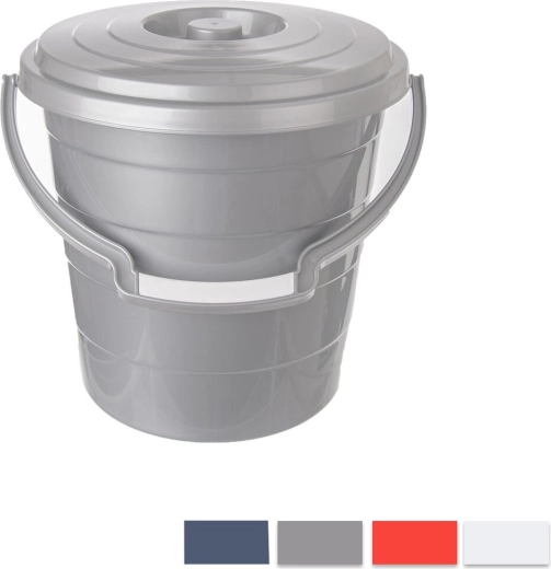 Plastic Hobby bucket with lid 20 l (assorted colors)