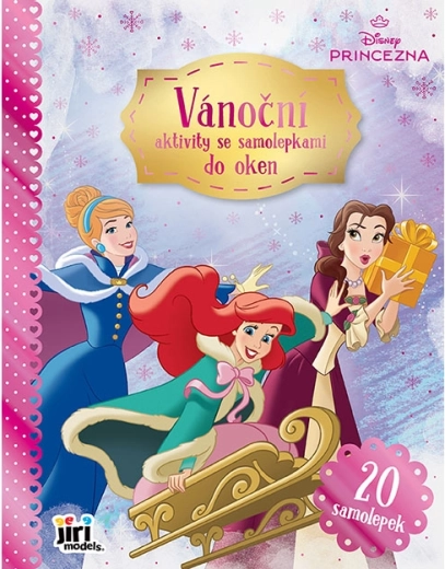 Activités de Noël avec autocollants statiques pour fenêtres – Princesses