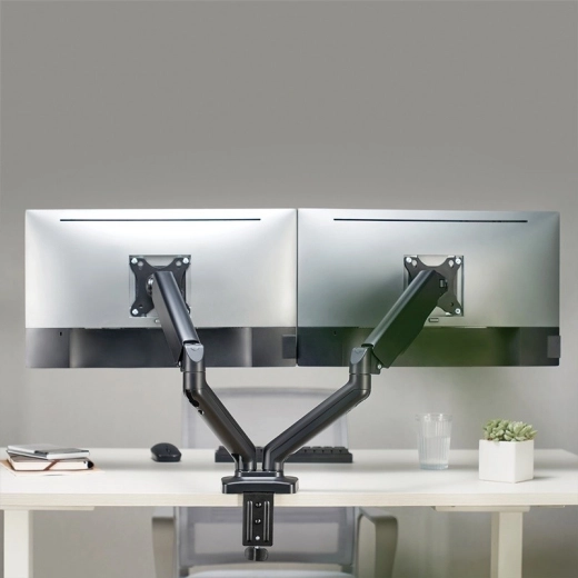 Twee monitoren voor maximale productiviteit