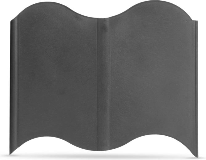 Bordure de jardin en plastique noir 15 × 14 cm – 20 pièces
