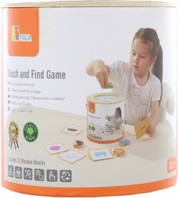 Houten spel Vang en vind