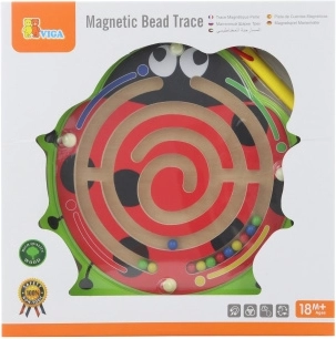 Wooden Magnetic Ladybug Maze
