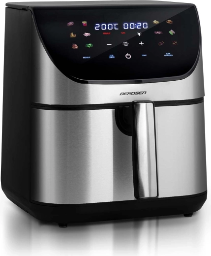 Eleganter Edelstahl und Touch-Bedienung