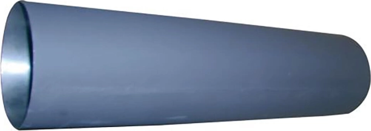 Tuyau de fumée 125 mm, longueur 1000 mm, épaisseur 1,5 mm, noir
