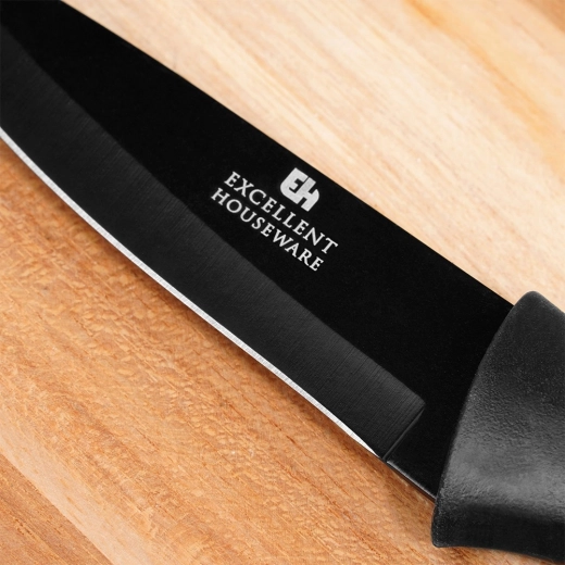 Sharp stainless steel blade with black finish