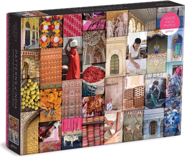 Puzzle Galison Patterns of India 1000 pieces