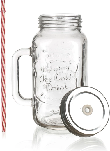 Schraubbarer Metalldeckel gegen Auslaufen