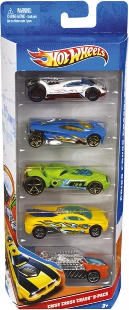 Hot Wheels five-car die-cast collection